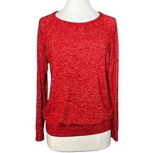 Buffalo David Bitton Vibrant Red Long Sleeve Sweatshirt-inspired Super Soft